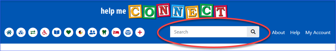 Help Me Connect Tips for Successful Searches Screenshot